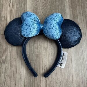 Disney Navy and Light Blue Minnie Mouse Ears Headband